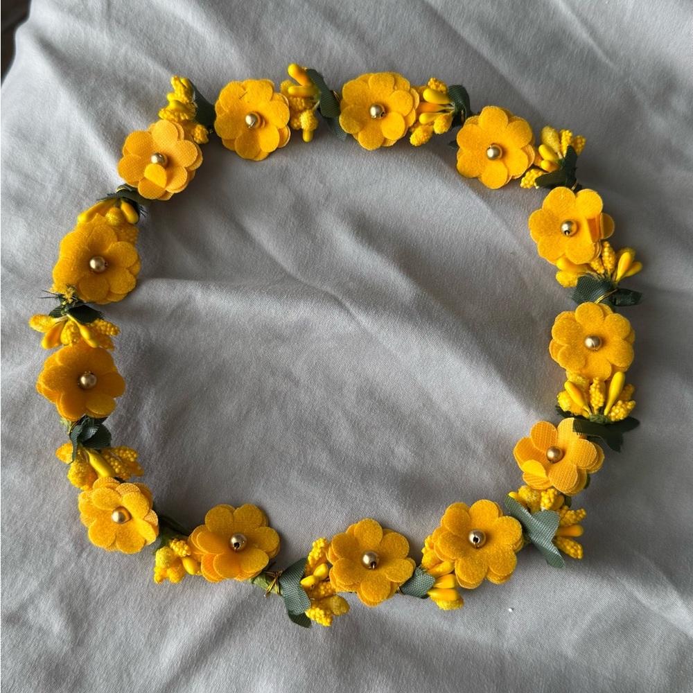 Yellow Floral Headband